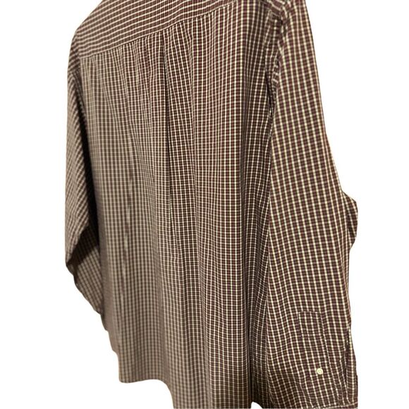 American Eagle Outfitters Men’s Size XL Button Down Long Sleeve Casual Shirt Red - Picture 4 of 9